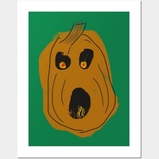 Inhabited Pumpkin Posters and Art